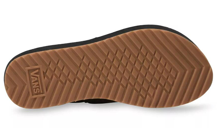 Shop (W) Sandal Vans Cayucas Cetakan Harimau Bintang Hitam VN0A4U1X4Y5