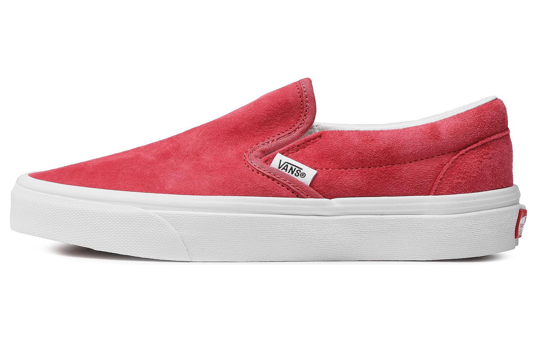 (Women) Vans Classic Slip-On 'Red White' VN0009Q7ZLD1