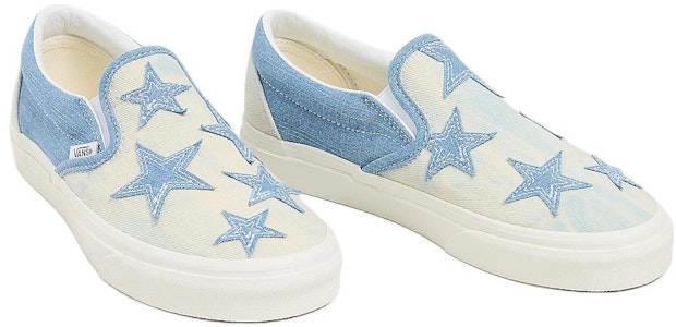 Vans 經典一腳蹬 簡約舒適 百搭 防滑耐磨 低幫 板鞋 女款 藍色 Lookbook Vans 經典一腳蹬 簡約舒適 百搭 防滑耐磨 低幫 板鞋 女款 藍色