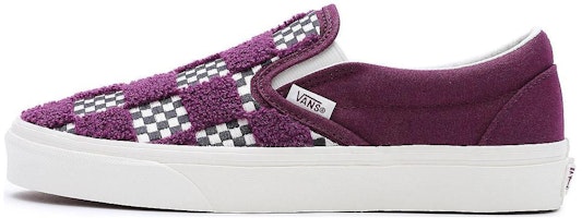 (Women) Vans Classic Slip-On 'Tufted Purple' VN0009Q7DRV (Women) Vans Classic Slip-On 'Tufted Purple' VN0009Q7DRV