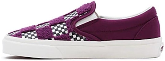 (Women) Vans Classic Slip-On 'Tufted Purple' VN0009Q7DRV (Women) Vans Classic Slip-On 'Tufted Purple' VN0009Q7DRV