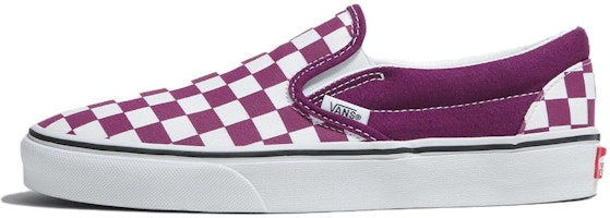 (Women) Vans Classic Slip-On Checkerboard 'Purple' VN000BVZDRV (Women) Vans Classic Slip-On Checkerboard 'Purple' VN000BVZDRV