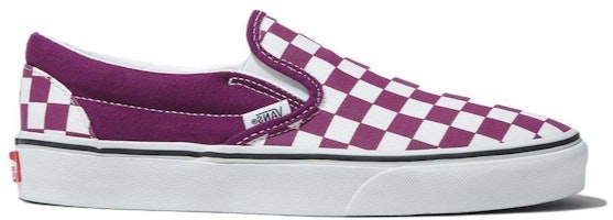 (W) Vans Classic Slip-On Checkerboard 'Ungu' VN000BVZDRV Order (W) Vans Classic Slip-On Checkerboard 'Ungu' VN000BVZDRV