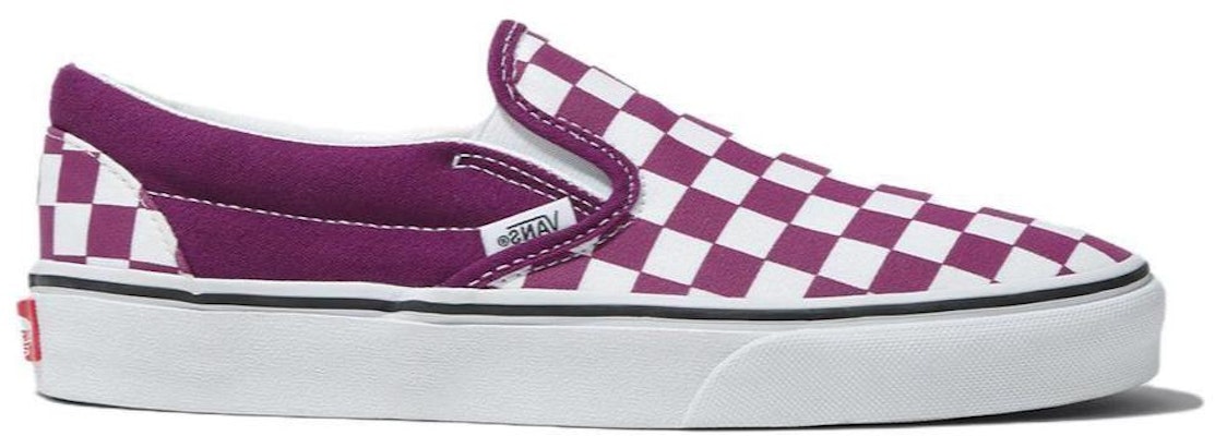 (Women) Vans Classic Slip-On Checkerboard 'Purple' VN000BVZDRV Order (Women) Vans Classic Slip-On Checkerboard 'Purple' VN000BVZDRV
