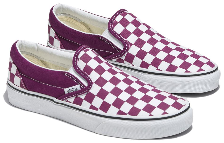 Lookbook (W) Vans Classic Slip-On Ajedrez 'Morado' VN000BVZDRV