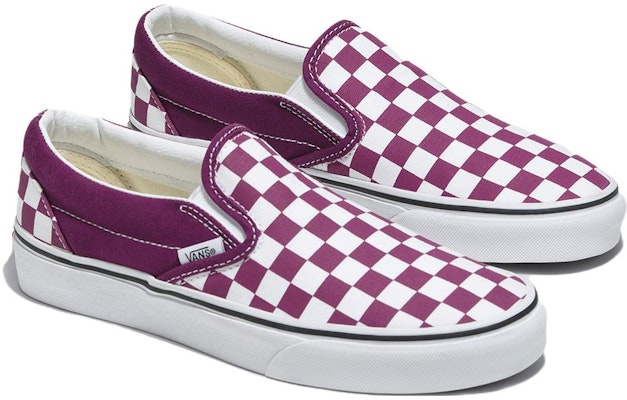 (Women) Vans Classic Slip-On Checkerboard 'Purple' VN000BVZDRV Lookbook (Women) Vans Classic Slip-On Checkerboard 'Purple' VN000BVZDRV