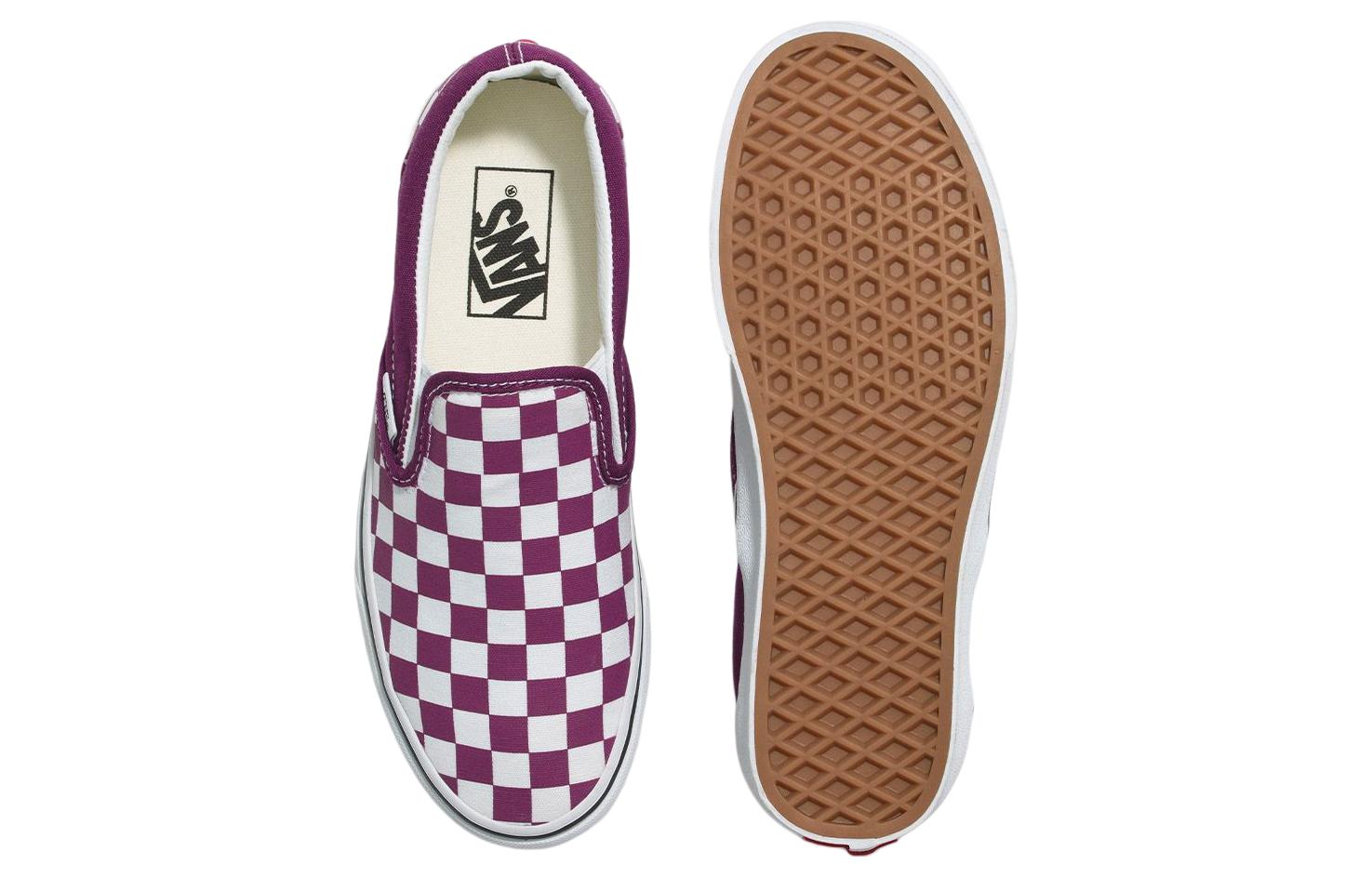 Purchase (W) Vans Classic Slip-On Ajedrez 'Morado' VN000BVZDRV