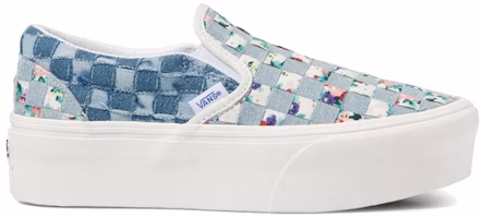 (Women) Vans Classic Slip-On Stackfoam Denim Weave VN0A7Q5RB12 (Women) Vans Classic Slip-On Stackfoam Denim Weave VN0A7Q5RB12