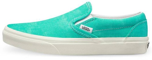 Vans Slip-On 'Teal Blue White' VN000ZMRFR7 Vans Slip-On 'Teal Blue White' VN000ZMRFR7