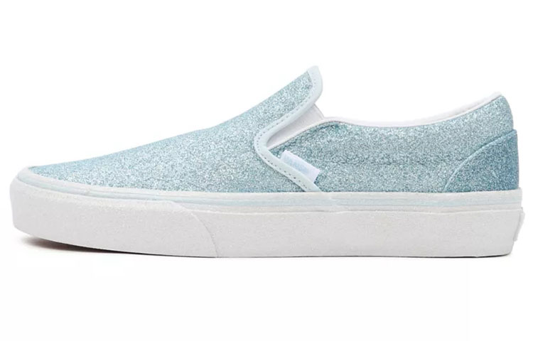 Buy Vans Glitter Classic Slip-On 'Blue White' VN000XG8B07