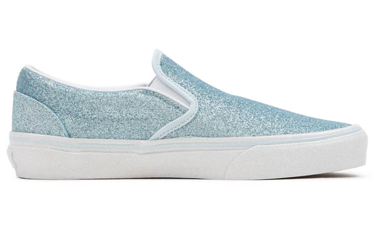 Order Vans Glitter Classic Slip-On 'Blue White' VN000XG8B07