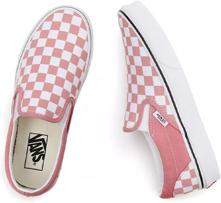 Vans Checkerboard Classic Slip-On Kasut Rendah Pink/Putih VN000XG8B01 Shop Vans Checkerboard Classic Slip-On Kasut Rendah Pink/Putih VN000XG8B01