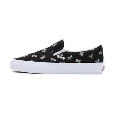 (W) Vans Classics Slip-On Floral 'Black White'