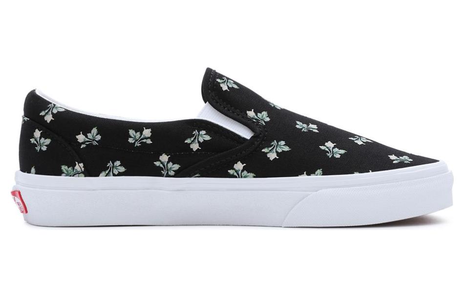 Order (W) Vans Klasik Slip-On Bunga 'Hitam Putih' VN000BVZBLA