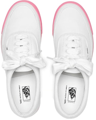 (W) Vans Comme des Garçons Girl x Vault OG Era LX 'Pink White' VN0A3CXNYL71 Lookbook (W) Vans Comme des Garçons Girl x Vault OG Era LX 'Pink White' VN0A3CXNYL71