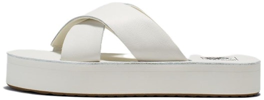 (Women) Vans Cross Strap Mega Platform Sandals 'White' VN0007QPFS8 (Women) Vans Cross Strap Mega Platform Sandals 'White' VN0007QPFS8
