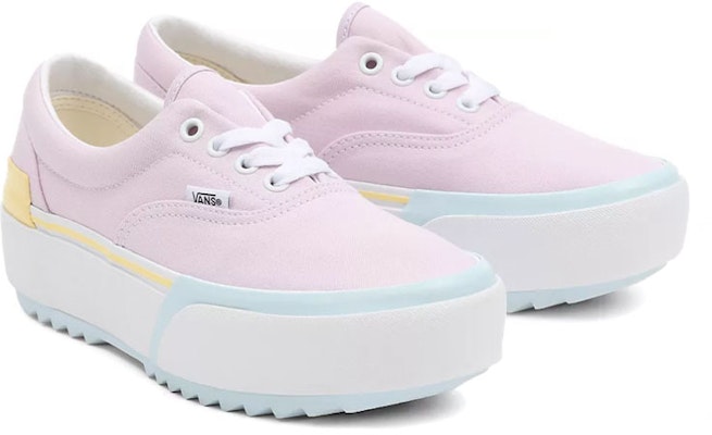 Vans Era Stacked 'Pink Blue Yellow' VN0A4BTO24D Lookbook Vans Era Stacked 'Pink Blue Yellow' VN0A4BTO24D