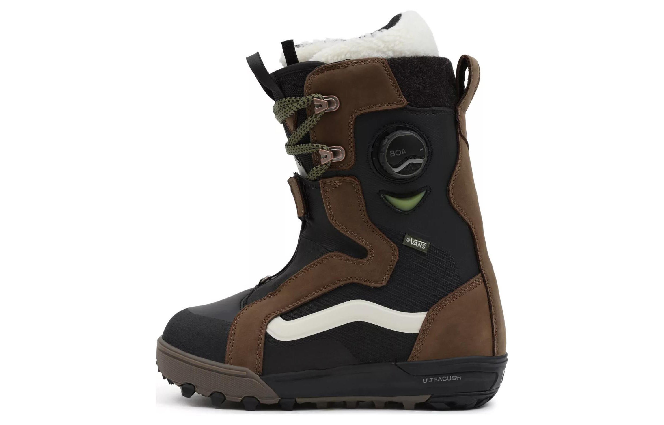 (Women) Vans Hana Beaman x Snowboard Boot 'Black Brown White' VN0A4UVAY49