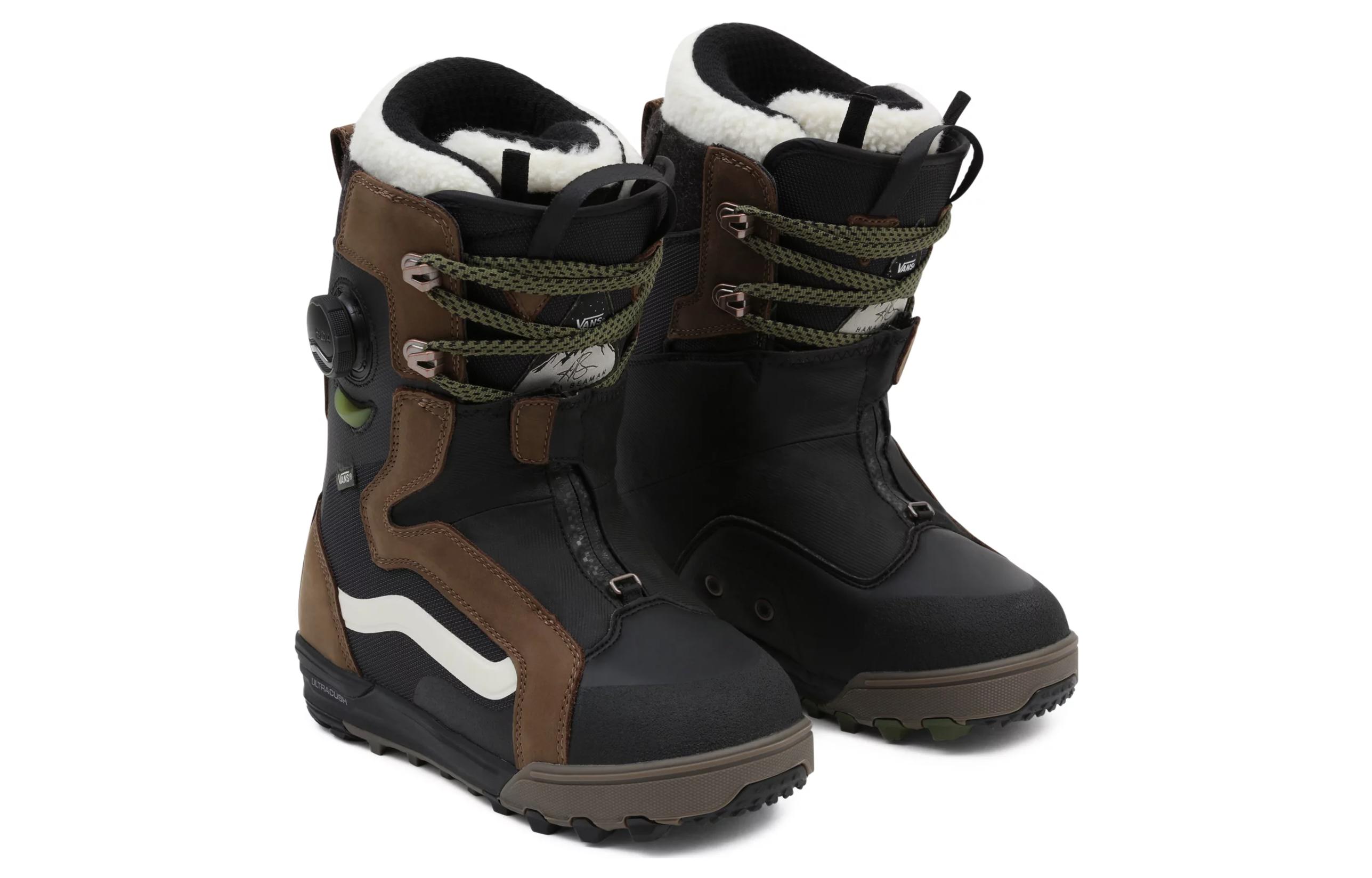 Lookbook (W) Vans Hana Beamanスノーブーツ (黒/茶/白) VN0A4UVAY49