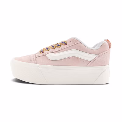 (W) Vans Knu Stack 'Pink Multi-Color Laces'