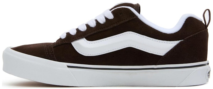 Vans Knu Skool 防滑耐磨 低筒 板鞋 男女同款 白褐色 Buy Vans Knu Skool 防滑耐磨 低筒 板鞋 男女同款 白褐色