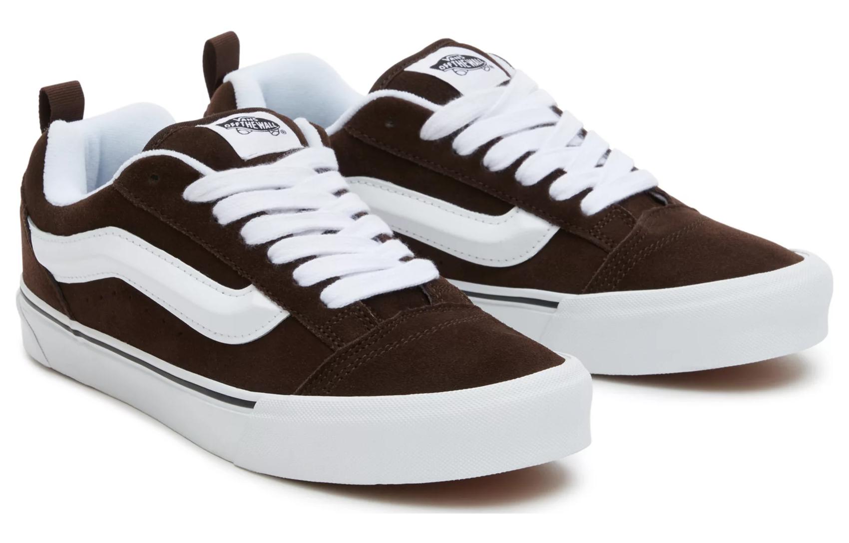 Lookbook (W) Vans Knu-Skool 'Coklat' VN0009QCNWH