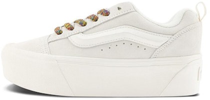 (Women) Vans Knu Stack 'White Multi-Color Laces' VN000CRS448 (Women) Vans Knu Stack 'White Multi-Color Laces' VN000CRS448