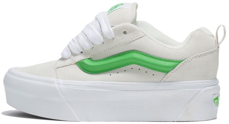 (Women) Vans Knu Stack Casual Platform Shoes 'White Green' VN000CP6CY9 Buy (Women) Vans Knu Stack Casual Platform Shoes 'White Green' VN000CP6CY9