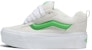 (W) Kasut Platform Kasual Vans Knu Stack 'Putih Hijau' VN000CP6CY9