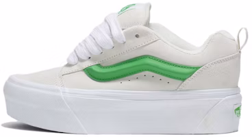 (Women) Vans Knu Stack Casual Platform Shoes 'White Green' VN000CP6CY9 (Women) Vans Knu Stack Casual Platform Shoes 'White Green' VN000CP6CY9