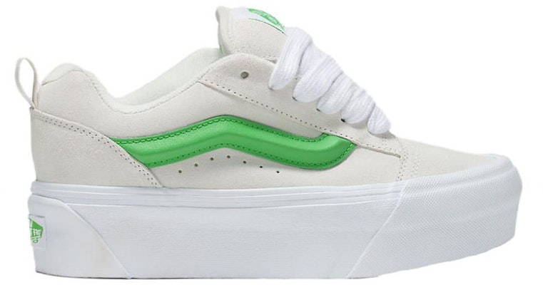 (Women) Vans Knu Stack Casual Platform Shoes 'White Green' VN000CP6CY9 Order (Women) Vans Knu Stack Casual Platform Shoes 'White Green' VN000CP6CY9