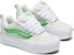 (W) Kasut Platform Kasual Vans Knu Stack 'Putih Hijau' VN000CP6CY9