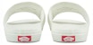 (W) Vans La Costa Slide-On 'Marshmallow' - Selipar Kasual Seret Putih VN0A5HFEX0Z