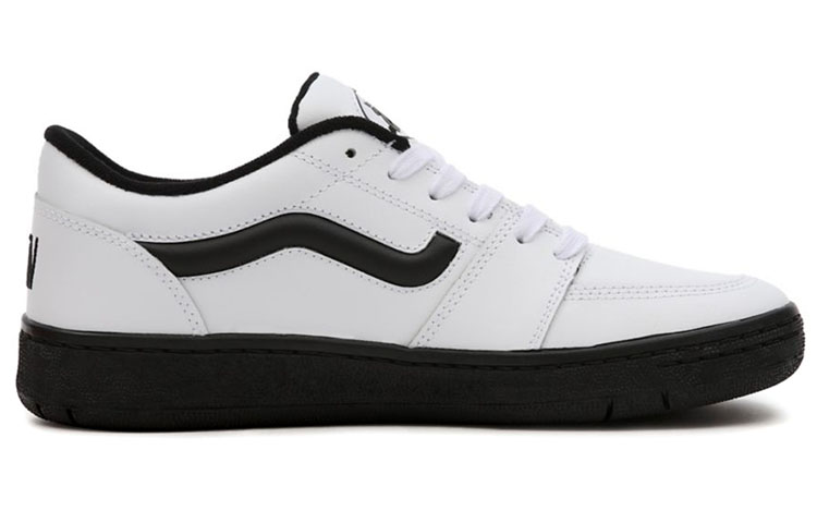 Vans Leather Fairlane Sneakers Black/White 圖 2