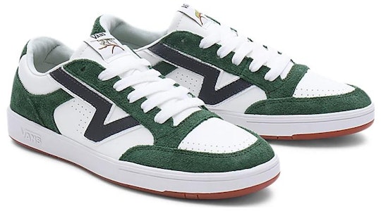 Vans 低地舒適全配 隨性防滑 耐磨 低筒 滑板鞋 女款 綠白色 Lookbook Vans 低地舒適全配 隨性防滑 耐磨 低筒 滑板鞋 女款 綠白色
