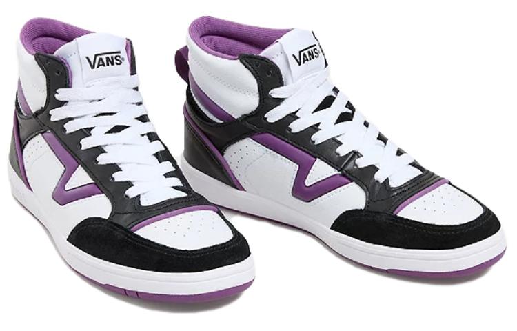 Lookbook (W) Vans Lowland Comfycush 高帮舒适篮球鞋 '暖白紫' VN000CQJLK1