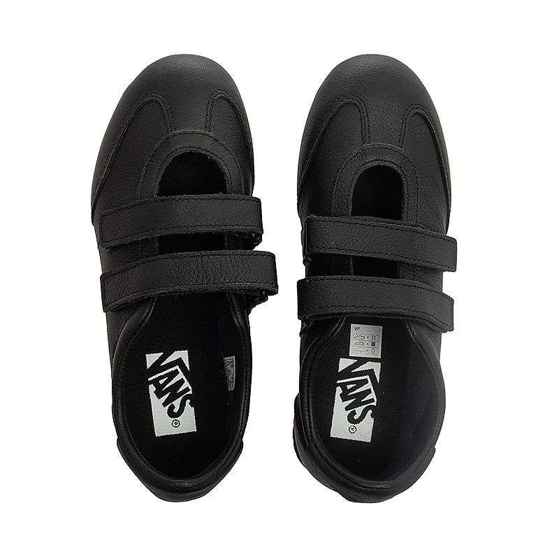 Sizing (W) Vans LX Mary Jane 一脚蹬休闲鞋 纯黑色 Noodles V160111002