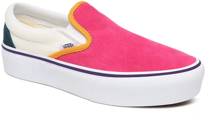 (Women) Vans Mini Cord Classic Slip-On Platform Multi 'Pink' VN0A3JEZWVY Lookbook (Women) Vans Mini Cord Classic Slip-On Platform Multi 'Pink' VN0A3JEZWVY