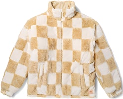 (Women) Vans MTE-1 Reversible Checkered Collar Warm Jacket Off-White. VN000F8YDJR (Women) Vans MTE-1 Reversible Checkered Collar Warm Jacket Off-White. VN000F8YDJR