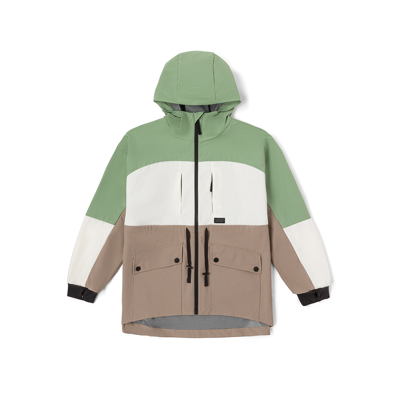 (Women) Vans Multi-Pocket Outdoor Utility Jacket Beige Colorblock VN000F2RYEH