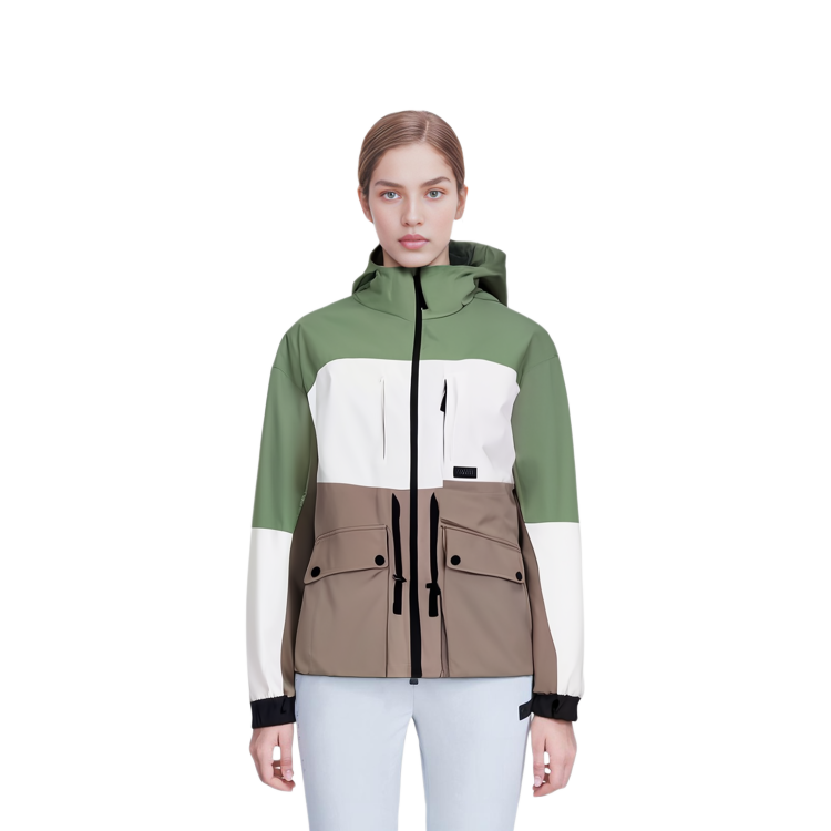 Shop (W) Vans 多口袋戶外功能夾克 米色拼接 VN000F2RYEH