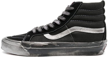 (Women) Vans OG Sk8Hi LX 'Stressed Black White' VN0A4BVBBA21 (Women) Vans OG Sk8Hi LX 'Stressed Black White' VN0A4BVBBA21