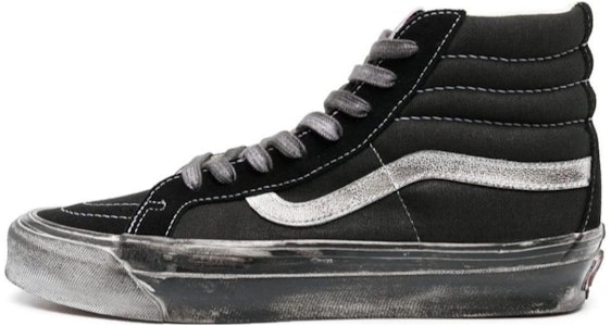 (W) Vans OG Sk8Hi LX '磨损黑白' VN0A4BVBBA21 Buy (W) Vans OG Sk8Hi LX '磨损黑白' VN0A4BVBBA21