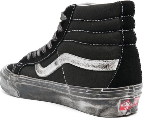 (Women) Vans OG Sk8Hi LX 'Stressed Black White' VN0A4BVBBA21 Lookbook (Women) Vans OG Sk8Hi LX 'Stressed Black White' VN0A4BVBBA21