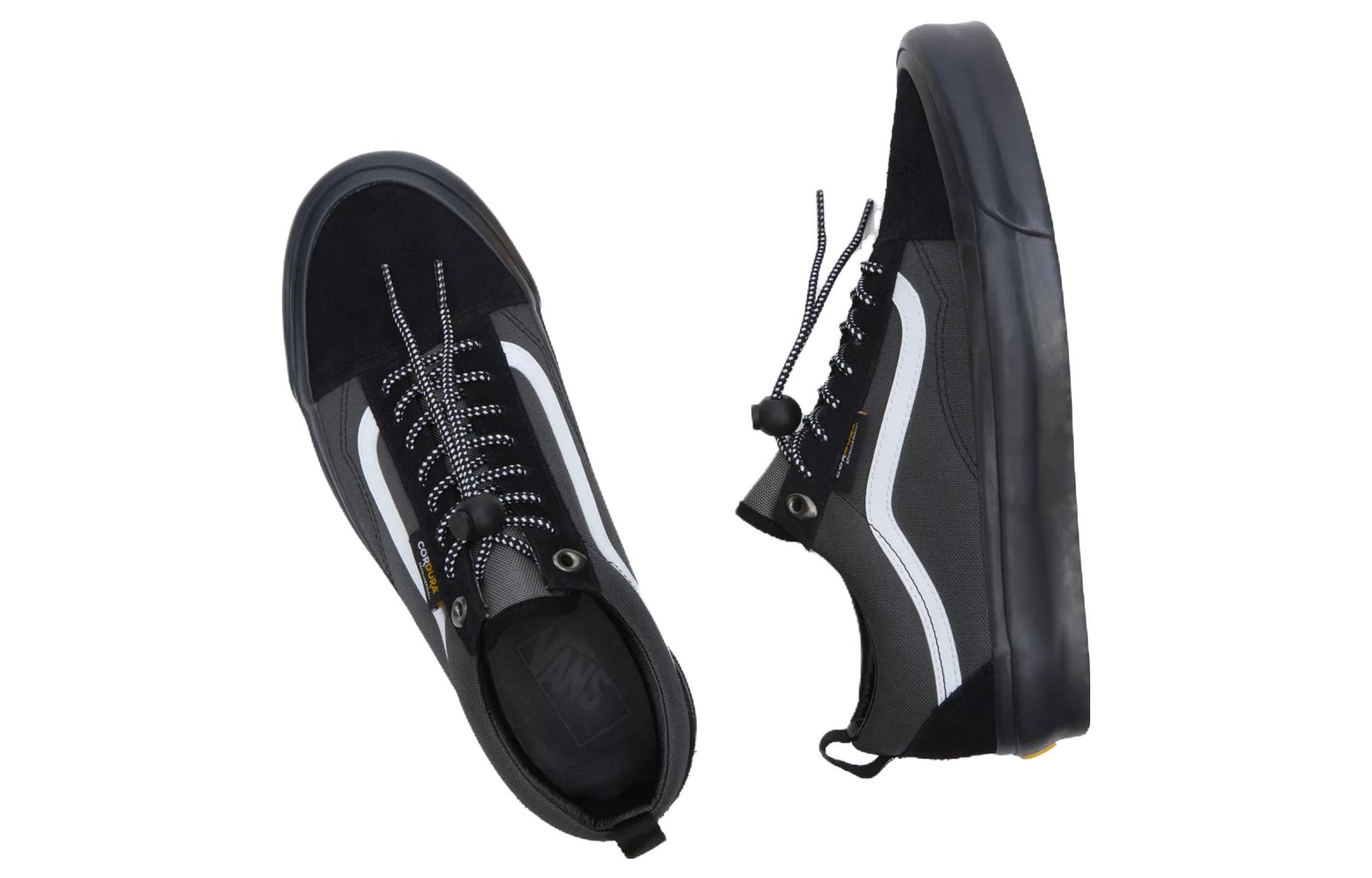 Shop Vans Old Skool 運動舒適 耐磨防滑 低筒 滑板鞋 女款 黑色