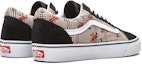 Lookbook Vans OLD SKOOL (GLEN PLAID FLORAL) EMB 'Black White Red' VN0A4U3B2NV