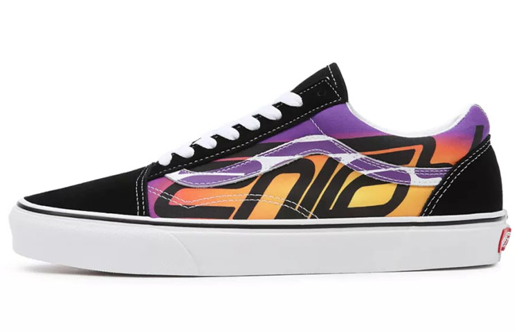 Vans Graphic Check Old Skool 'Black Purple Yellow'