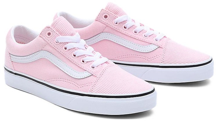 Vans Old Skool MINI CORD 休閒 舒適 百搭 耐磨 低筒 滑板鞋 女款 粉色 Lookbook Vans Old Skool MINI CORD 休閒 舒適 百搭 耐磨 低筒 滑板鞋 女款 粉色