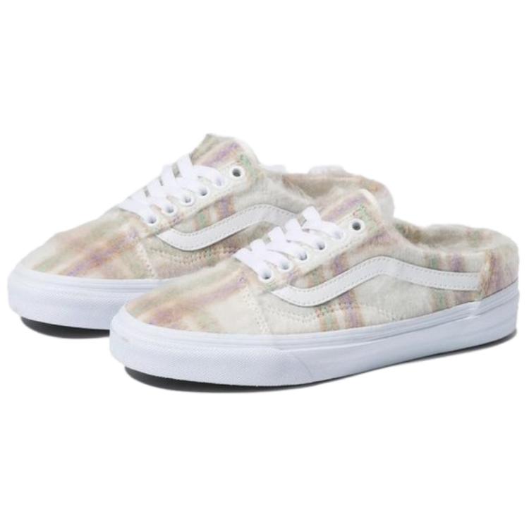 Lookbook (Women) Vans Old Skool Mule Sneakers 'Beige White' VN0A4P3Y98A