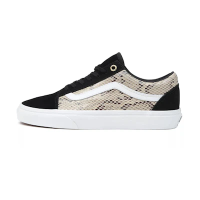 (W) Vans Old Skool Shoes 'Black Beige'